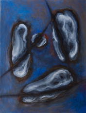 Figures in blue